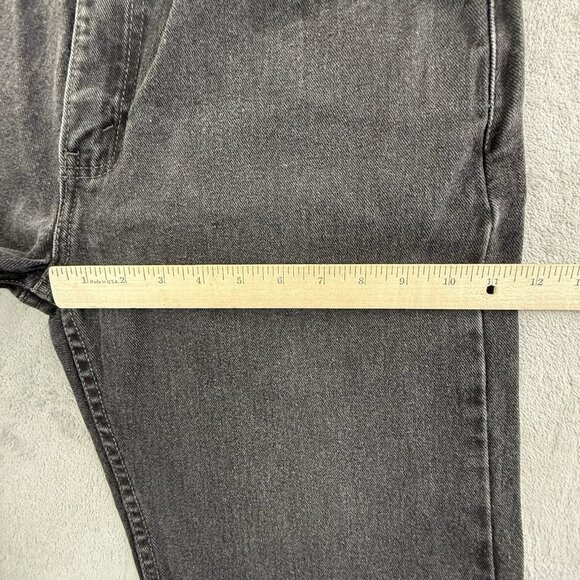 Vintage Levis 505 Jeans Mens 32x34 Black Denim Faded Skater Goth Grunge Y2K Pant - Picture 11 of 16